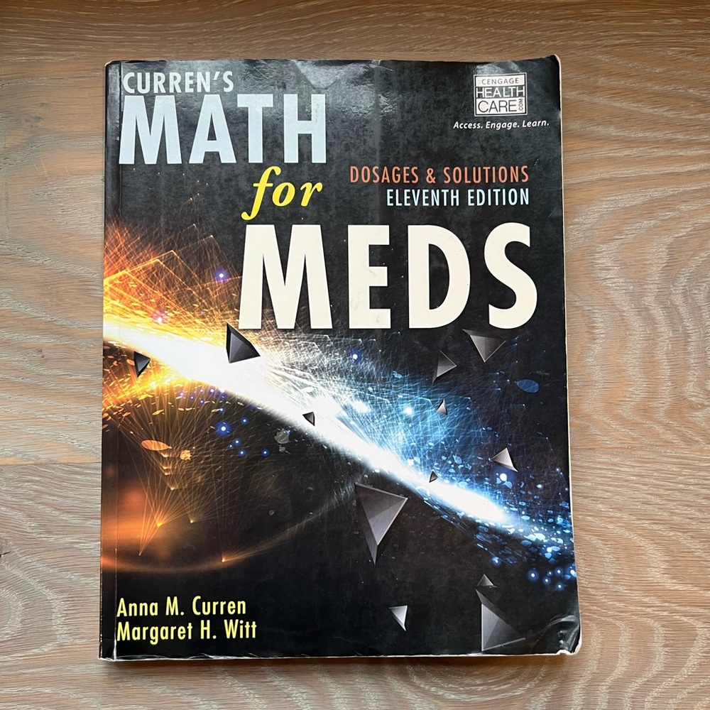 Anna Curren - Math For Meds